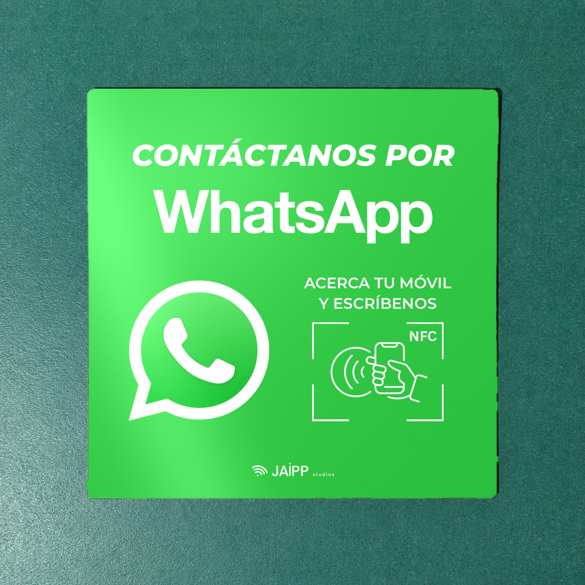 Placa NFC para WhatsApp